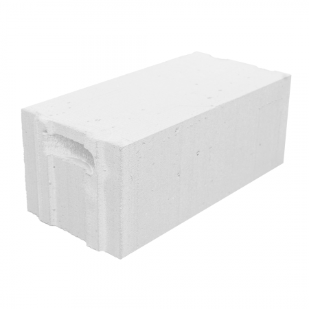 Блок газобетонный с пазом, гребнем и захватом для рук 625x300x250, D500 Пораблок 